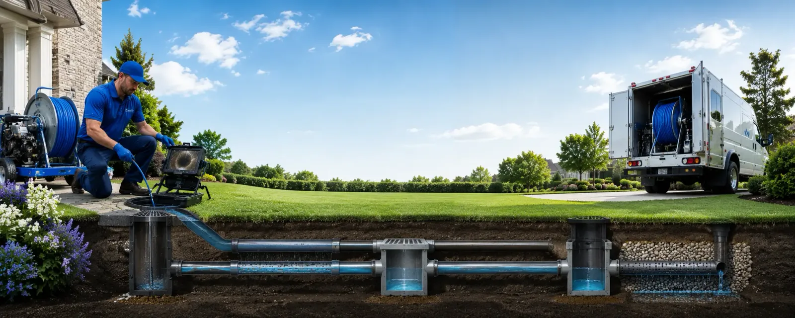 Outdoor drain cleaning information for Wardensville, WV